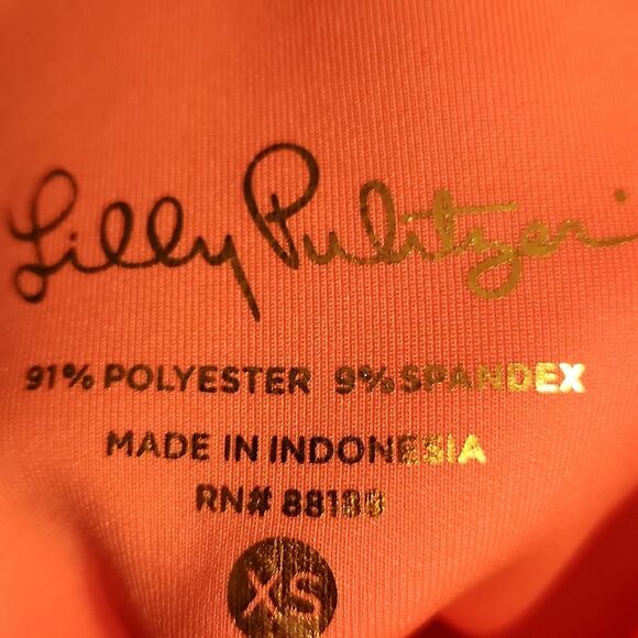 Lilly Pulitzer Scuba Dress w/ Laser Cutouts in Mango Size XS - Picture 8 of 8